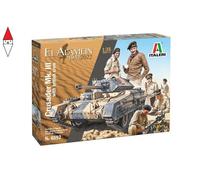 MODELLINO STATICO ITALERI CRUSADER MKIII BRITISH CARRO ARMATO EL ALAMEIN 1/35