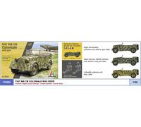 Italeri Kit modellismo in plastica Fiat 508 CM Coloniale con equipaggio 1:35 IT6550