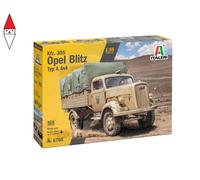Italeri 6760 Opel Blitz Typ A 4x4, scala 1:35, Plastic Model Kit/Modello in plastica da montare