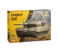 Italeri 6567 Leopard 2A6 scala 1:35, modellismo, model kit, carri armati, mezzi