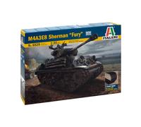 MODELLINO MILITARE STATICO ITALERI M4A3E8 CARRO ARMATO SHERMAN 1944 SCALA 1/35