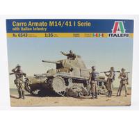 1/35 ITALERI - TANK - M14/41 I SERIES WITH ITALIAN INFANTRY MILITARY 1945 IT6543