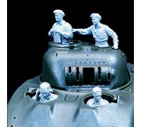 ( 1/35 ) Kit di miniature in resina Soldati inglesi della seconda guerra mondiale (4 persone, senza carro armato) parti in resina non assemblate e non dipinte (kjA8t-8)
