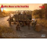1/35 Kit Icm Festive dinner on the front line WWII US Army Kitchen Truck US Fie