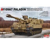 1/35 Kit Rye Field Model M109A7 Paladin 155mm Self-propelled Howitzer