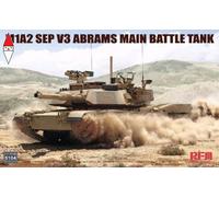 1/35 Kit Rye Field Model M1A2 Sep V3 Abrams Main Battle Tank 5104