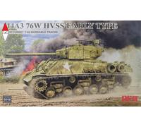 1/35 Kit Rye Field Model M4A3 76W Hvss Early Type D82081 TurretT-66W/Workable TL