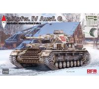 1/35 Kit Rye Field Model Pz.Kpfw. Iv Ausf. G W/Workable Winterketten Trakcs 5102