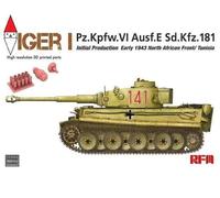 1/35 Kit Rye Field Model Tiger I Pz.Kpfw.VI Ausf.E Sd.Kfz.181 Early 1943