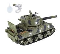 1:35 Lega Seconda Guerra Mondiale USA M4 Sherman Carro Medio Modello Veicolo Armored Car Collection per Bambini Adulto Collezionista