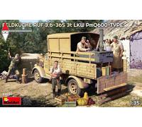 Miniart 1:35 - Feldkuche Auf 3,6-36s 3t LKW PmQ600-Type