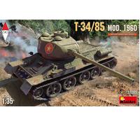 1:35 Miniart Tank T-34/85 Military 1960 Kit MA37089 Modellino