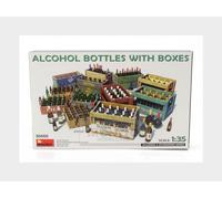 1:35 MINIART Accessories Alcohol Bottles With Boxes Kit MA35665