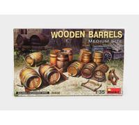 1:35 Miniart Accessories Botti Barili Di Legno Wooden Barrels Kit MA35630 Modell