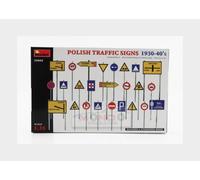 1:35 MINIART Accessories Segnali Stradali Polish Traffic Signs Kit MA35664