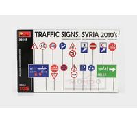 1:35 Miniart Accessories Segnali Stradali Traffic Signs Syria 2010 Kit MA35648 M