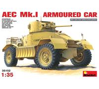1:35 Miniart Aec Mk 1 Armoured Car Kit MIN35152 Modellino