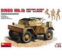Miniart 1:35 Scale Dingo Mk 1b British Armoured Car w/Crew Plastic Model Kit