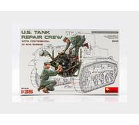 MINI ART 1/35 U.S. TANK REPAIR CREW WITH CONTINENTAL W-670 ENGINE