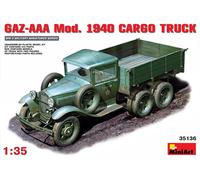 1:35 Miniart Gaz-Aaa. Mod. 1940. Cargo Truck. Kit MIN35136 Modellino