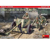 1:35 MINIART German 7.5Cm Anti-Tank Gun Pak 40. Mid Prod Crew. Spec Kit MA53010