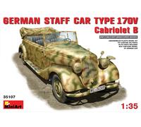 1:35 Miniart German Staff Car Typ 170v. Cabriolet B Kit MIN35107 Modellino