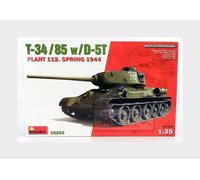 1:35 Miniart Kampfpanzer T-34/85 Tank Military Spring 1944 Kit MA35293 Modellino