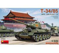 Modellino Char T-34/85 Mod. 1945. Plant 112 MiniArt 37091 1/35ème P