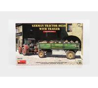 1:35 Miniart Lanz Bulldog D8506 Tractor With Trailer 1942 Kit MA38038 Modellino