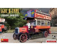 1:35 Miniart Lgoc B-Type London Omnibus Kit MA38021 Modellino