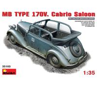 Miniart 1/35 Kit MB Type 170V. Cabrio Saloon WWII - 35103 Mini Art