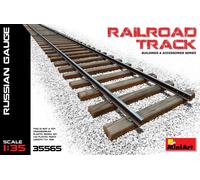 1:35 Miniart Railroad Track (Russian Gauge) Kit MIN35565 Modellino