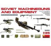 1:35 Miniart Soviet Machineguns And Equipment Kit MIN35255 Modellino