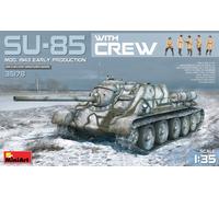 1:35 Miniart Su-85 Soviet Spg Mod. 1943 W/Crew (Early Production) Kit MIN35178 M