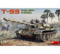 Miniart MA37068 Modellino Veicolo da Guerra In Plastica da Montare, T-55 Polish Prod., Scala 1:35