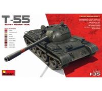 1:35 Miniart T-55 Soviet Medium Tank Kit MIN37027 Modellino