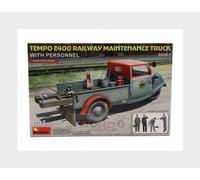MiniArt Kit modellismo 1:35 Tempo E400 carro manutenzione ferroviaria con personale MA38063