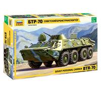 Russian Personnel Carrier Btr-70 With Ma-7 Turret 1:35 Plastic Model Kit ZVEZDA