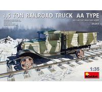 1:35 Revell 1,5 Ton Railroad Truck Aa Type Kit MINIART MIN35265 Modellino