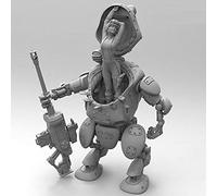 1/35 Sci-Fi Mech Warrior Resin Soldier Model Kit/Kit in miniatura soldato smontato e non verniciato/Lm-6824 Goodmoel