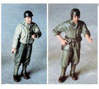 [1/35] soldato in resina modello in miniatura dei soldati americani della seconda guerra mondiale kit di modelli in resina non assemblati e non dipinti (2 persone) (nv5R- 2)