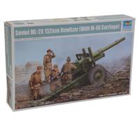 Soviet Ml-20 152 Mm Howitzer With M-46 Carriage 1:35 Plastic Model Kit 02324