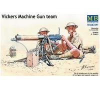 1:35 Vickers Machine Gun Team WW II Master Box MB3597