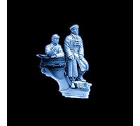 1/35 WWII German Soldier Resin Model Kit (2 figure, senza base) Parti del modello in resina non assemblate e non dipinte (F5bq- 2)