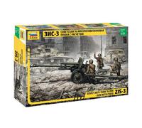 1:35 ZVEZDA Accessories Military Soviet Anti-Tank 76-Mm Gun With Crew Kit ZS3671