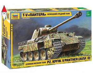 1/35 Zvezda German Medium Tank Pz.Kpfw.V Panther Ausf.D ZS3678