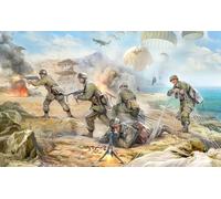 1:35 Zvezda German Paratroopers 1939 - 1942 Kit Z3628 Modellino