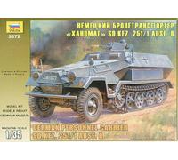ZVEZDA 1/35 SD.KFZ.251/1 AUSF.B HANOMAG GERMAN PERSONNEL CARRIER