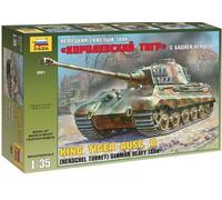 ZVEZDA 1/35 KING TIGER AUSF.B GERMAN HEAVY TANK (HENSCHEL TURRET)