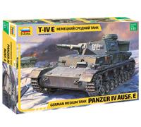 Zvezda 500783641 - 1:35 Panzer IV Ausf.E (Sd.Kfz.161) Germ., modellismo, costruzione, hobby, artigianato, kit in plastica, non verniciato